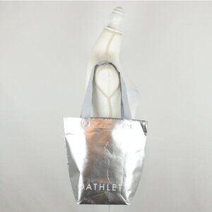 Athleta Women's Silver White Reusable Fabric Shopping Tote